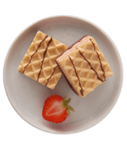 Gaufrettes aux fraises