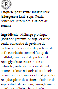 Alternative view of Barres protéinées caramel arachides (tx)(R)