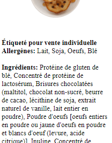 Alternative view of Préparation pour crêpes aux brisures chocolatées