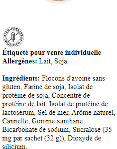 Alternative view of Gruau saveur de pommes-cannelle