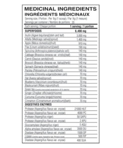 Alternative view of SuperFoods GREENS  Ananas-Mangue