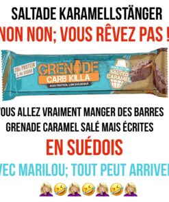 Alternative view of Barre Grenade - Caramel salé et brisures chocolatées (R)