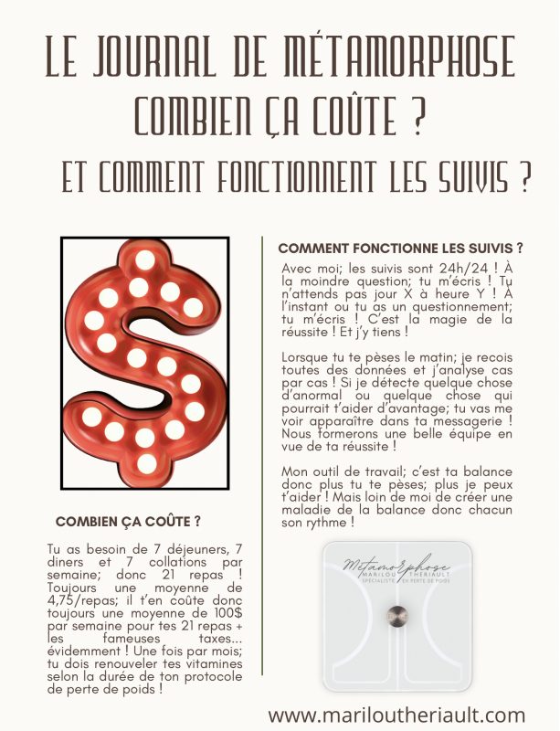 Métamorphose Marilou Thériault
