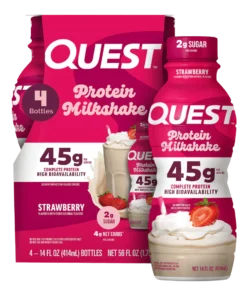 Quest Prêt à boire Milkshake Fraise 414 ml
