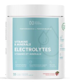 Électrolytes NOVA PHARMA Fraise/Rhubarbe
