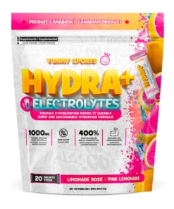Hydra + Électrolytes en sachets - Limonade rose