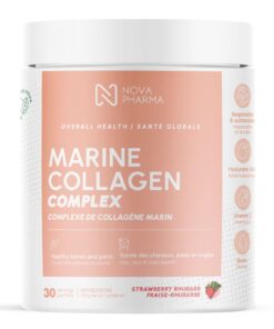 Collagène marin NOVAPHARMA Fraise/Rhubarbe
