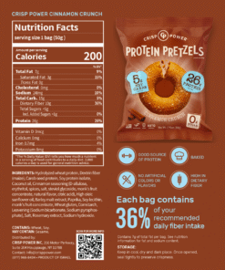 Alternative view of Pretzels Croquant à la cannelle