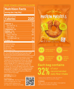 Alternative view of Pretzels Cheddar