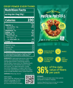 Alternative view of Pretzels Ail/Oignon/Sésame