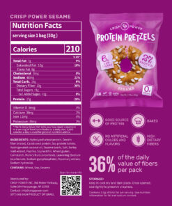 Alternative view of Pretzels Sésame