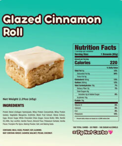 Alternative view of Brownies Glacé à la cannelle