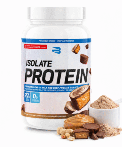 Protein Isolat et collagène bovin Chocolat et beurre d'arachides 775g