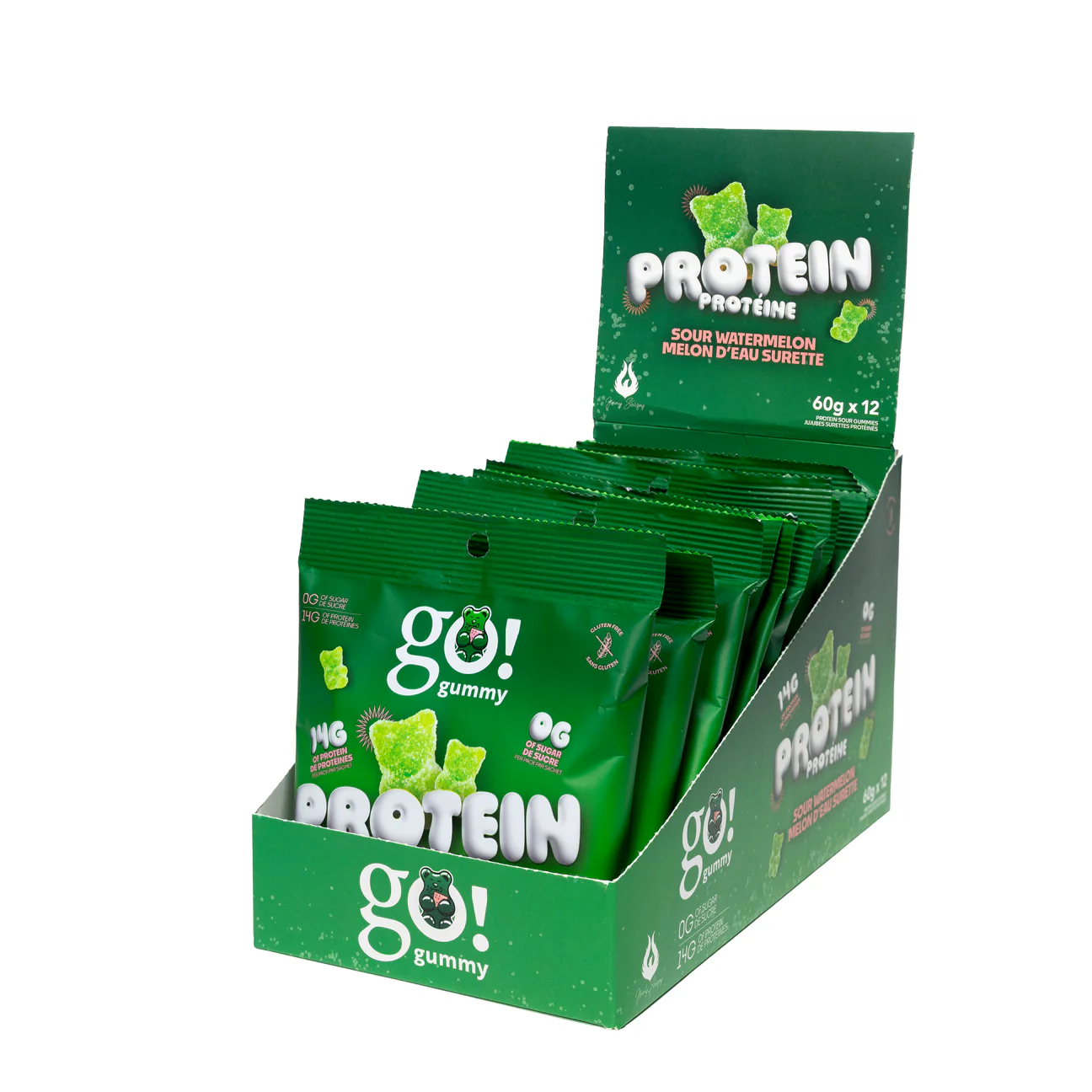 Jujubes protéinés Melon d'eau surette – Image 2