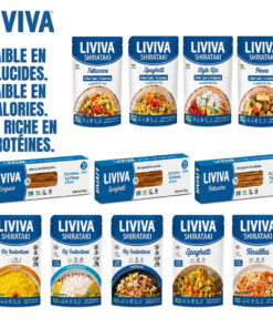 Alternative view of LIVIVA Fettuccines SHIRATAKI séchés biologique avec avoine 400g