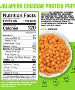 Alternative view of Protein Puffs 300g (10 portions) Cheddar Jalapeno