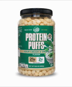 Protein Puffs 300g (10 portions) Crème sûre et oignons