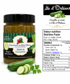 Alternative view of Relish de concombres 314ml