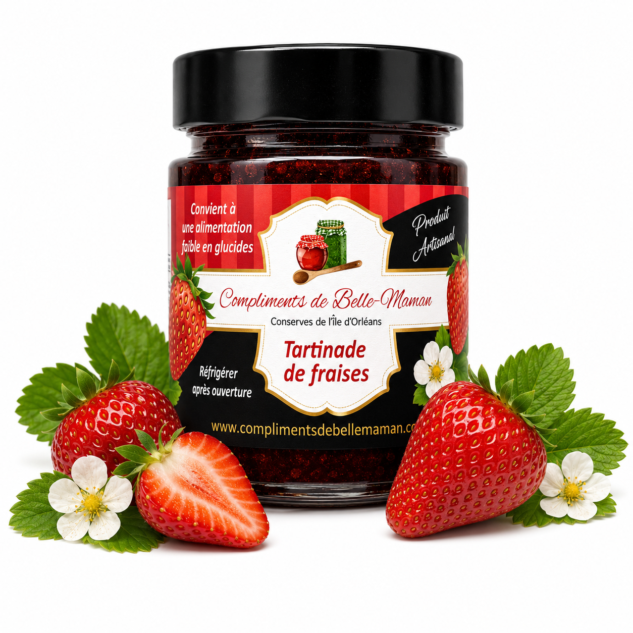 Tartinade de fraises 212ml