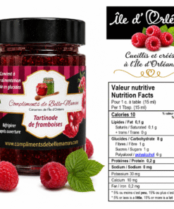 Alternative view of Tartinade de framboises 212ml