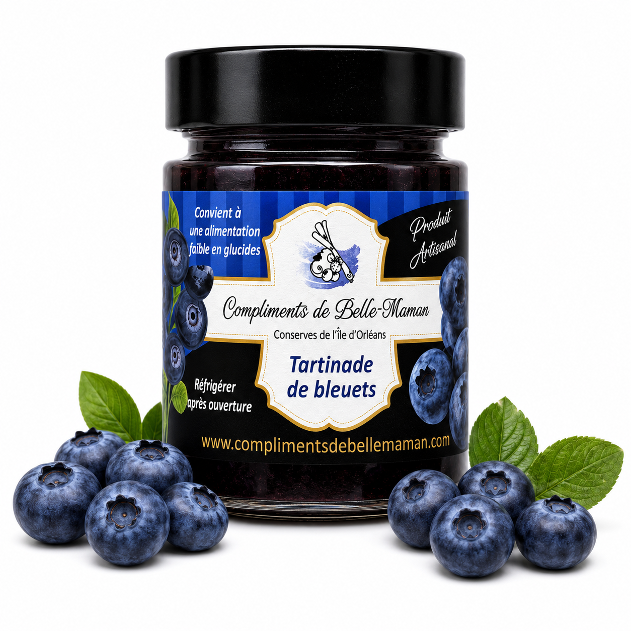 Tartinade aux bleuets 212ml