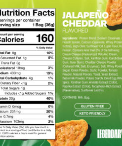 Alternative view of Legendary Chips Jalapeno Cheddar