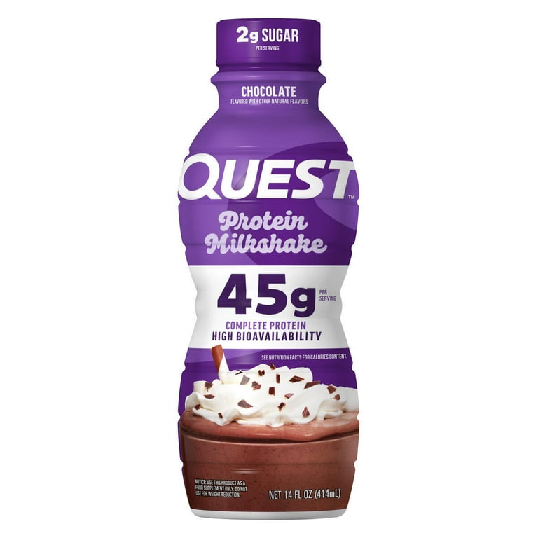 Quest Prêt à boire Milkshake Chocolat 414 ml – Image 4